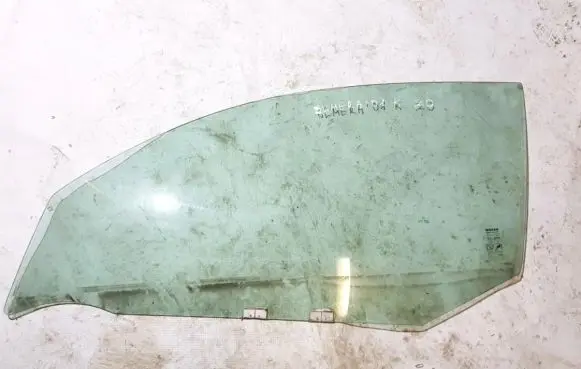 Nissan Almera N16 Front door window glass four-door