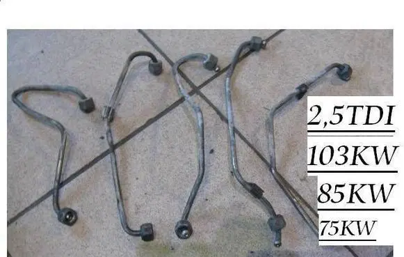 Volkswagen Transporter - Caravelle T4 Fuel injector supply line/pipe 25TDI85KW103KW