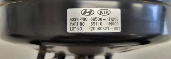 KIA Ceed Brake booster 585001H200 591101H000 20080321001
