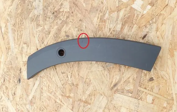 Volkswagen Passat Alltrack Front bumper splitter molding 3G0807258B 3G0807258C