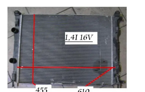 Renault Megane II Coolant radiator 14116V