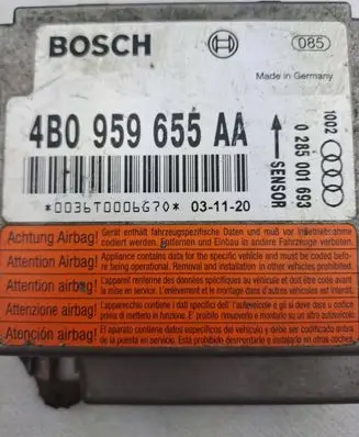 Audi A6 S6 C5 4B Airbag control unit/module 4B0959655AA 0285001693 0036T0006G70