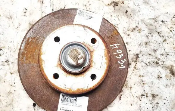 Citroen C4 II Rear brake disc neventiliuojamas