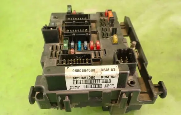 Peugeot 307 BSM Control unit 9650664080