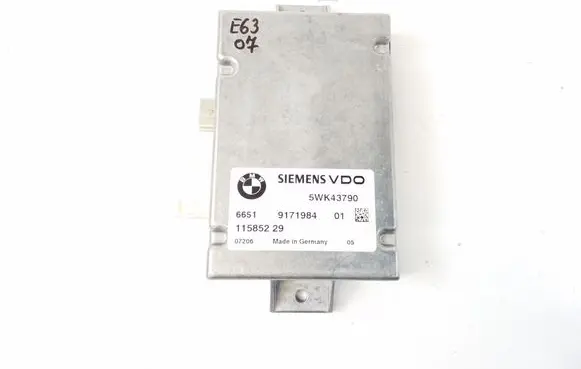 BMW 6 E63 E64 Other control units/modules 9171984