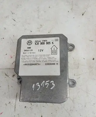 Volkswagen Polo IV 9N3 Airbag control unit/module 1C0909605K 22020408H 5WK43125
