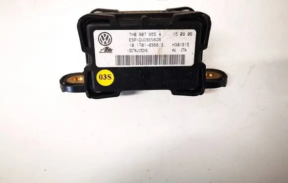 Volkswagen Golf V ESP acceleration yaw rate sensor 7H0907655A
