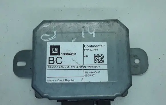 Opel Astra J GPS navigation control unit/module 13384291 GM13384291BC 5WK50278B