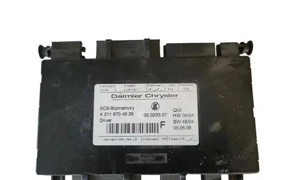 Seat control module