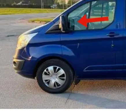 Ford Transit Custom Front vent window/glass (coupe) BK21V21419A 43R00098 DOT511M401AS2