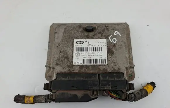 Fiat Doblo Engine ECU kit and lock set 51786118 6160129501