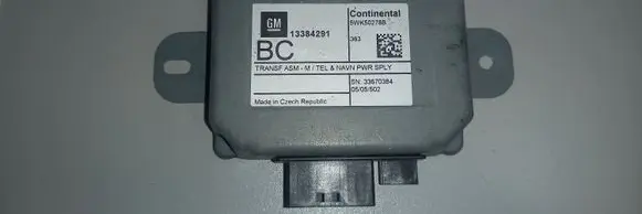 Opel Insignia A GPS navigation control unit/module 13384291