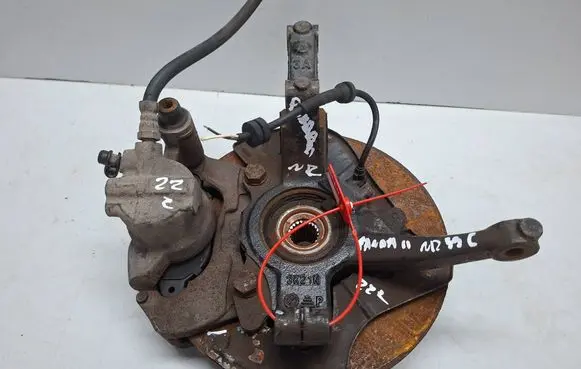 Fiat Panda II Front wheel hub spindle knuckle S27612596