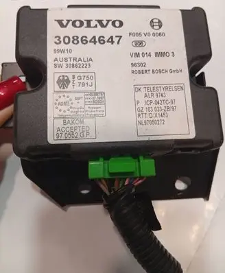 Volvo S40, V40 Immobilizer control unit/module 30864647 30862223 F005V00060