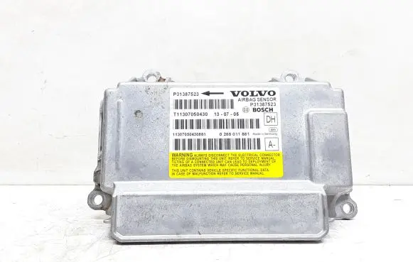 Volvo S60 Airbag control unit/module 31387523 P31387523