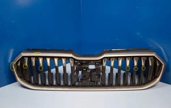 Skoda Superb B9 Front bumper upper radiator grill 3P0853653 3P0853653A 3P0853653AFOD