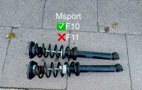 BMW 5 F10 F11 Rear shock absorber/damper 33526789381 33526789380 6789381