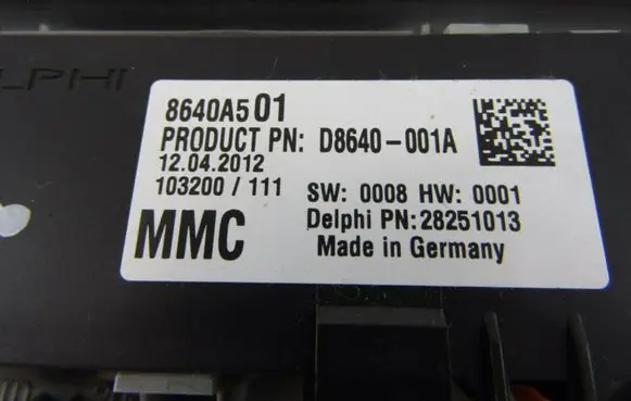 Mitsubishi ASX Sensor 8640a501