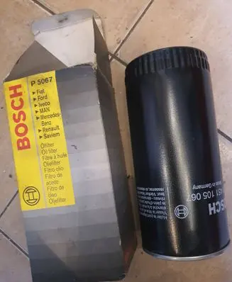 Mercedes-Benz 508 Oil filter cover 0451105067 PH2801 LS712C