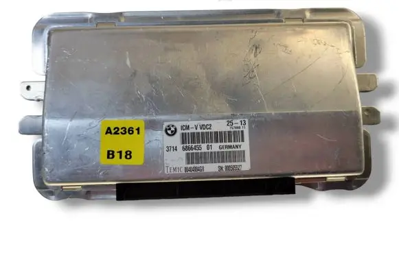 BMW 7 F01 F02 F03 F04 Air suspension control unit module (rear) 6866455 00404884G8 000505527