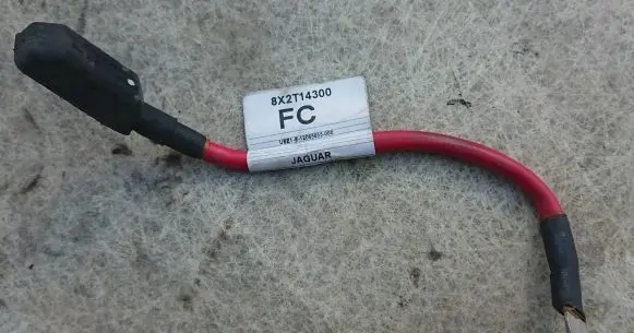 Jaguar XF X250 Positive cable (battery) 8X2T14300FC