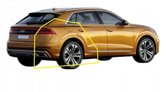 Audi Q8 Tailgate/boot cover trim set 