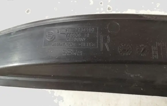 BMW 5 E60 E61 Rain gutter 51717034160 74850610