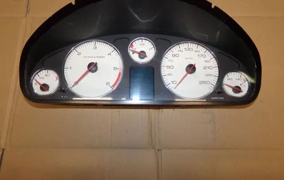 Peugeot 407 Speedometer (instrument cluster) 9658138780