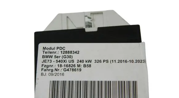BMW 5 G30 G31 Parking PDC control unit/module 66206841653 6841653
