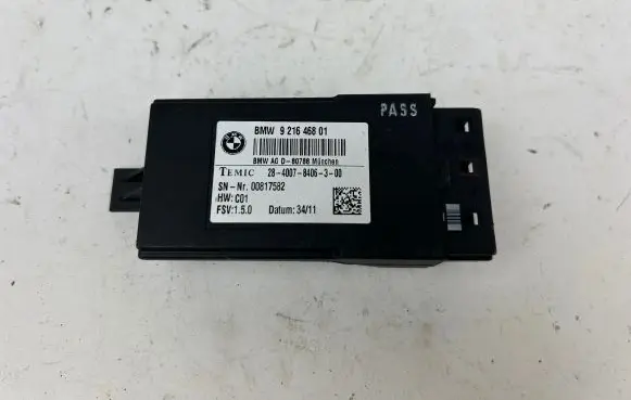 BMW 5 E60 E61 Seat heating relay 9216468 02206179