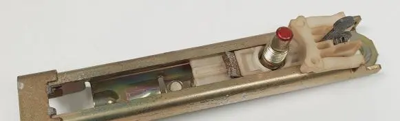 Mercedes-Benz E W124 Seat belt adjustment rail 1248600088