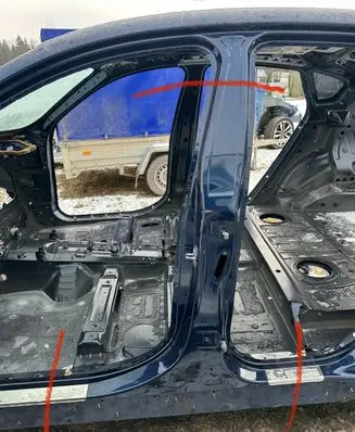 BMW X6 E71 Pillar (middle) 
