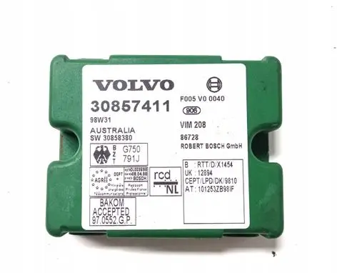 Volvo S40, V40 Immobilizer control unit/module 30857411