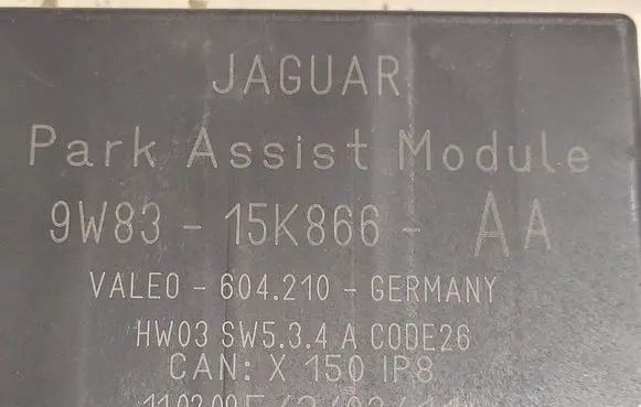 Jaguar XF Parking PDC control unit/module 9W8315K866AA 604210 0903607743