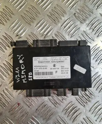 Mercedes-Benz E W211 Seat control module A2118704085