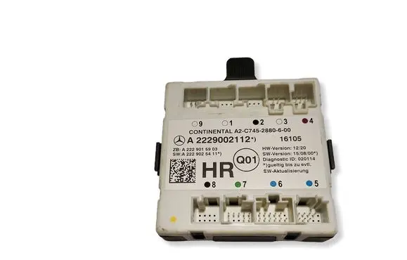 Mercedes-Benz S W222 Door control unit/module A2229002112
