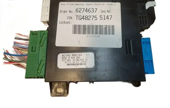 Mini One - Cooper R50 - 53 Central body control module 6934293 57762110 BC1RD
