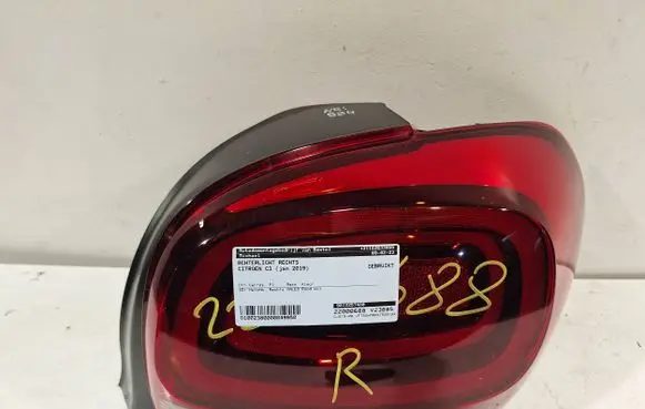 Citroen C3 Rear/tail lights 9812257480