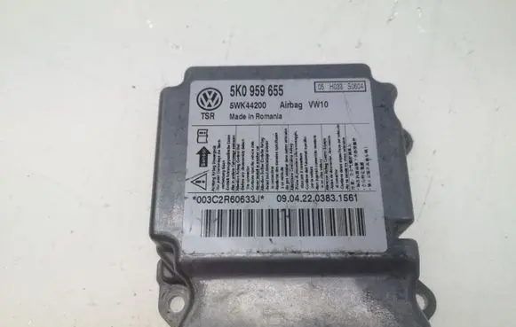 Volkswagen Golf VI Airbag control unit/module 5K0959655 5WK44200