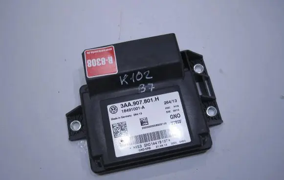 Volkswagen PASSAT B7 Hand brake control module 3AA907801H 18491001A