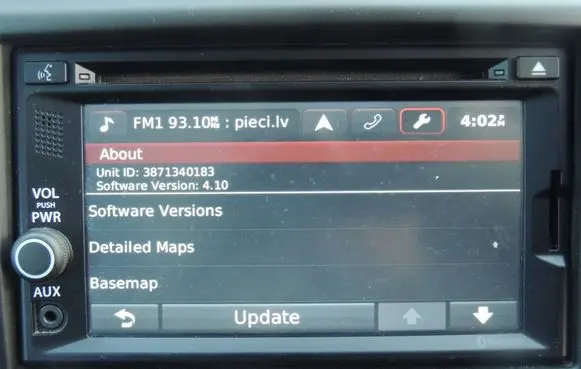 Suzuki SX4 S-Cross Radio/CD/DVD/GPS head unit 3992061MR0 3992061MR0ZCA