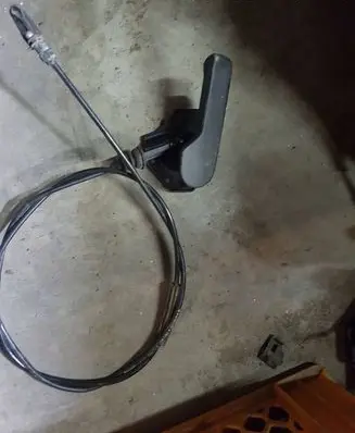 Volkswagen Transporter - Caravelle T5 Engine bonnet (hood) release handle 1J1823533C