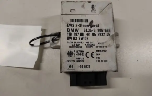 BMW 3 E46 Immobilizer control unit/module 61356905666 110187 05393245