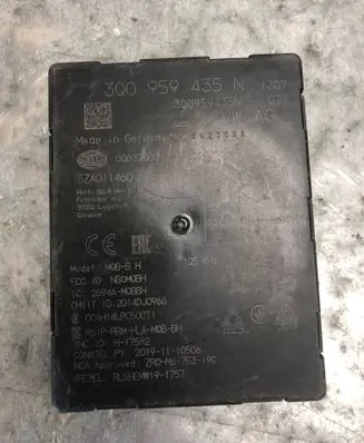 Volkswagen Golf VII Keyless (KESSY) go control unit/module 3Q0959435N-BILI 3Q0959435N