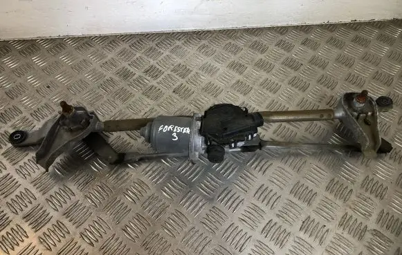 Front wiper linkage