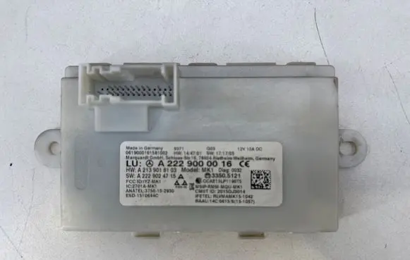 Mercedes-Benz CLS C257 Keyless (KESSY) go control unit/module A2229000016