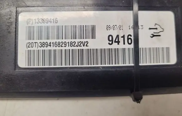 Opel Insignia A Air conditioning/heating control unit 13309416