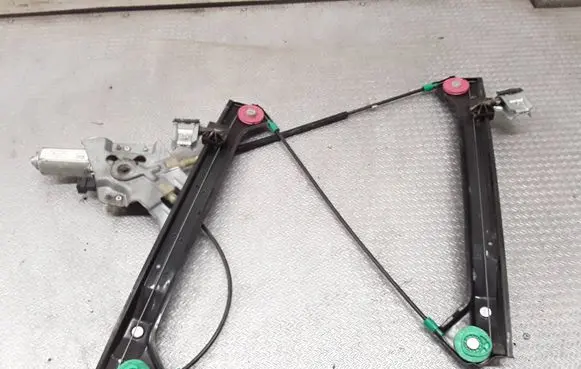 Cadillac BLS Front door window regulator with motor 12788799 990393101