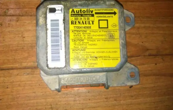 Renault Megane I Airbag control unit/module 7700414090e 550347500
