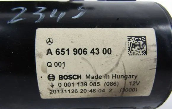 Mercedes-Benz C W204 Starter motor A6519064300